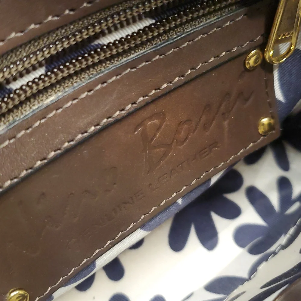 NINO BOSSI soft leather crossbody bag